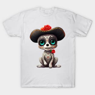 Dia de los Muertos Dog #1 T-Shirt